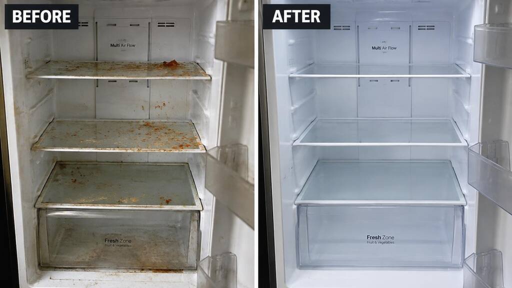 Before and after: Fridge inside and out (Ultimate)